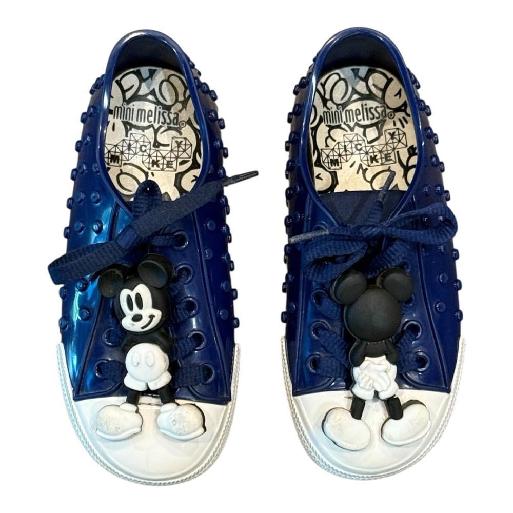 Mini Melissa Mickey Mouse navy blue sneakers